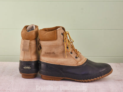 F185 メンズ SOREL スノーブーツ 茶 31cm