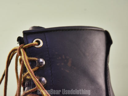 F189 メンズ Georgia Boots ワークブーツ スチールトゥ 黒 12W 30cm