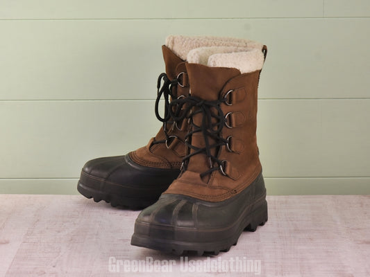 F191 メンズ SOREL スノーブーツ 茶 27cm