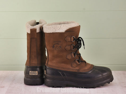 F191 メンズ SOREL スノーブーツ 茶 27cm