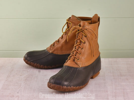F197 USA製 L.L.Bean ビンテージ ビーンブーツ 茶 メンズ 9M 27cm