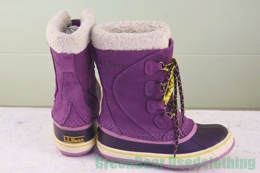 R890 キッズ L.L.ビーン スノーブーツ ムラサキ kid's1 20cm