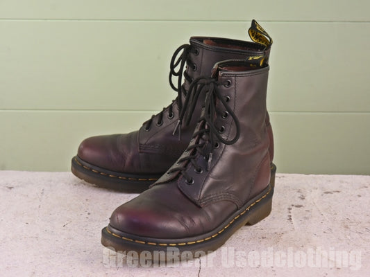 レディース Dr.Martens 8ホールシューズ 濃い茶 39 24.5cm B203