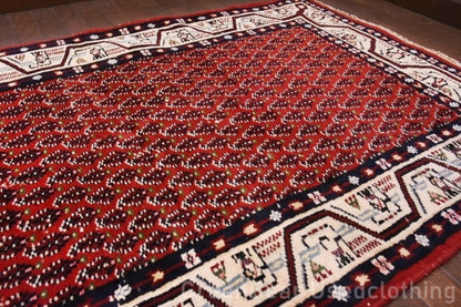 RAGU063 トライバルラグ 163cm×89cm ウール絨毯 アンティーク ヴィンテージ