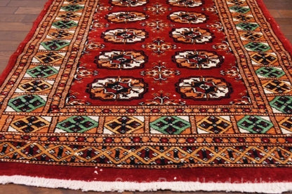 RAGU065 トライバルラグ 116.5cm×78cm ウール絨毯 アンティーク ヴィンテージ