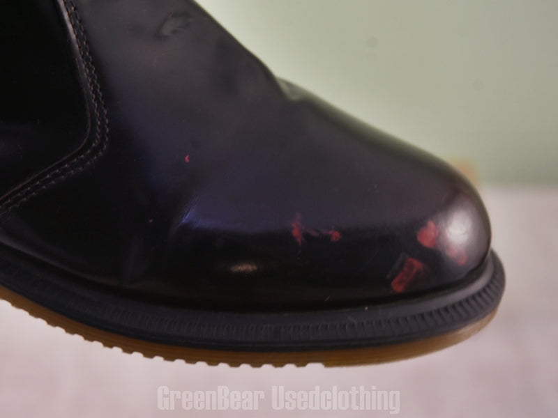 E438 レディース Dr.Martens サイドゴアブーツ 茶 39 24.5cm