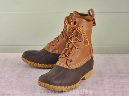 E439 USA製 L.L.Bean ビーンブーツ 茶 レディース 7M 24cm