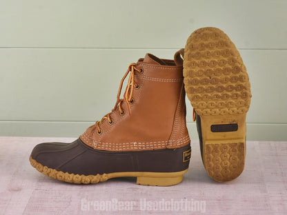 E439 USA製 L.L.Bean ビーンブーツ 茶 レディース 7M 24cm