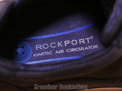 E446 ROCK PORT メンズシューズ 茶 9.5W 27.5cm