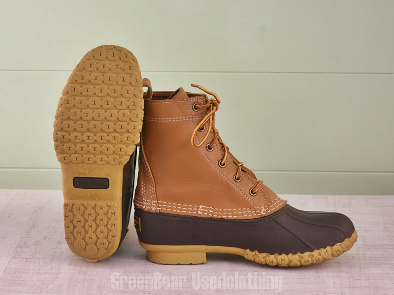 E466 USA製 L.L.Bean ビーンブーツ 茶 レディース 7M 24cm