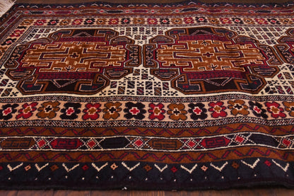 RAGU181 トライバルラグ ウール絨毯 アンティーク ヴィンテージ 82cm×146cm