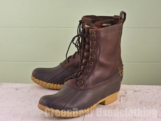 USA製 L.L.Bean ビーンブーツ 裏地付き 茶 メンズ 13M 31cm B323