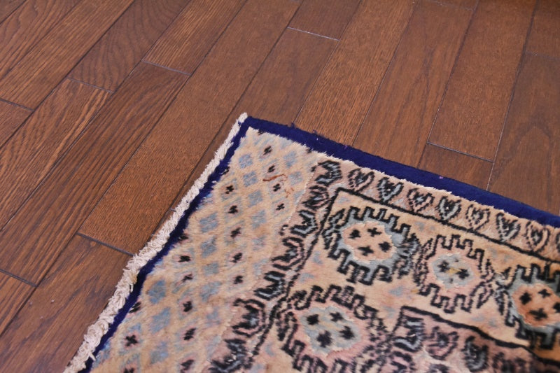 RAGU198 トライバルラグ ウール絨毯 アンティーク ヴィンテージ 75cm×121cm