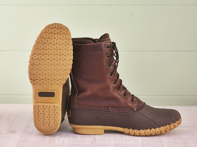 D105 USA製 L.L.Bean ビーンブーツ 茶 メンズ 27cmくらい
