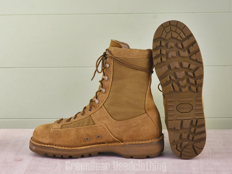 D111 USA製 Danner ビンテージ コンバットブーツ スウェード 茶 メンズ US10.5EE 28.5cm