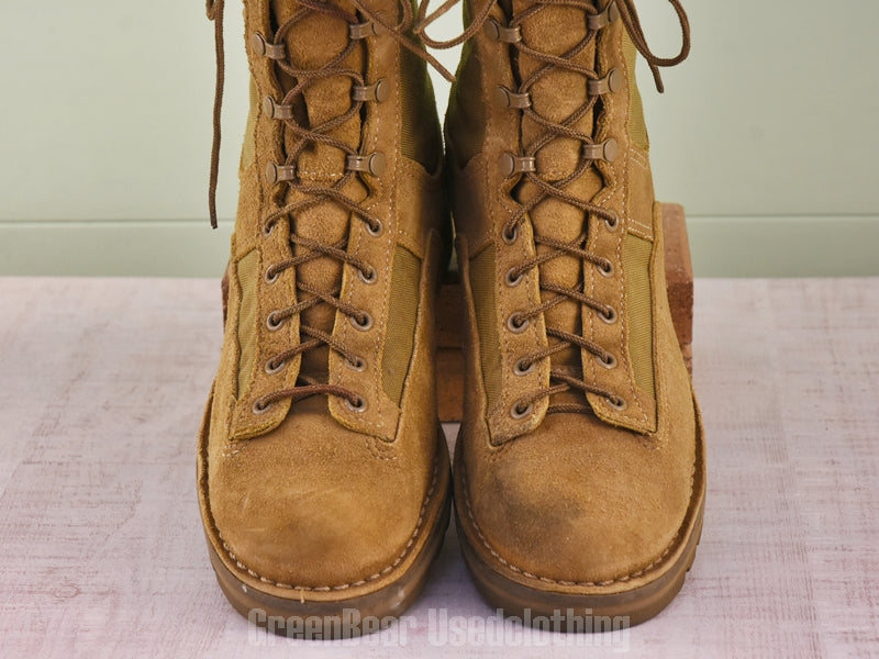 D111 USA製 Danner ビンテージ コンバットブーツ スウェード 茶 メンズ US10.5EE 28.5cm