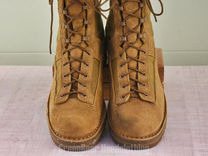 D111 USA製 Danner ビンテージ コンバットブーツ スウェード 茶 メンズ US10.5EE 28.5cm