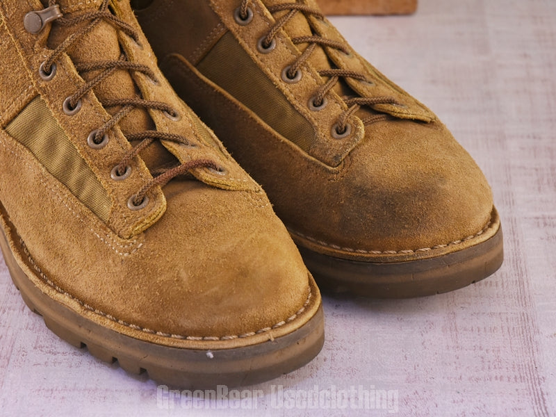 D111 USA製 Danner ビンテージ コンバットブーツ スウェード 茶 メンズ US10.5EE 28.5cm