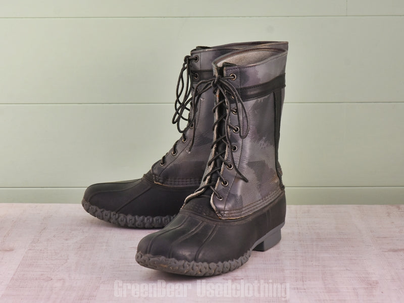 D112 USA製 L.L.Bean ビーンブーツ 柄 グレー メンズ M11M 29cm