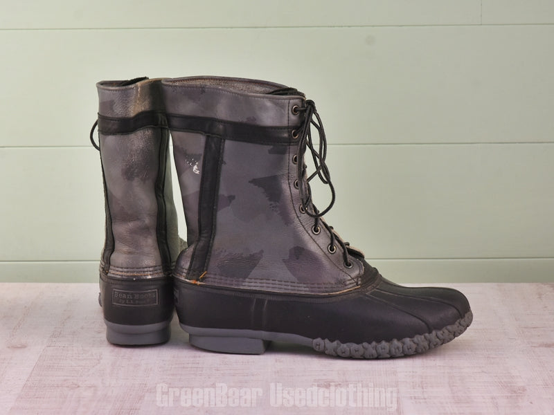 D112 USA製 L.L.Bean ビーンブーツ 柄 グレー メンズ M11M 29cm