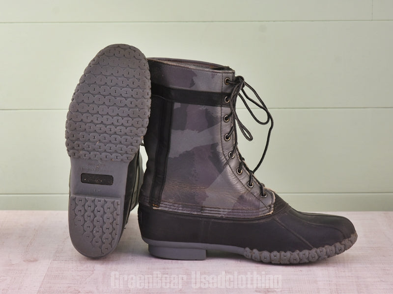 D112 USA製 L.L.Bean ビーンブーツ 柄 グレー メンズ M11M 29cm