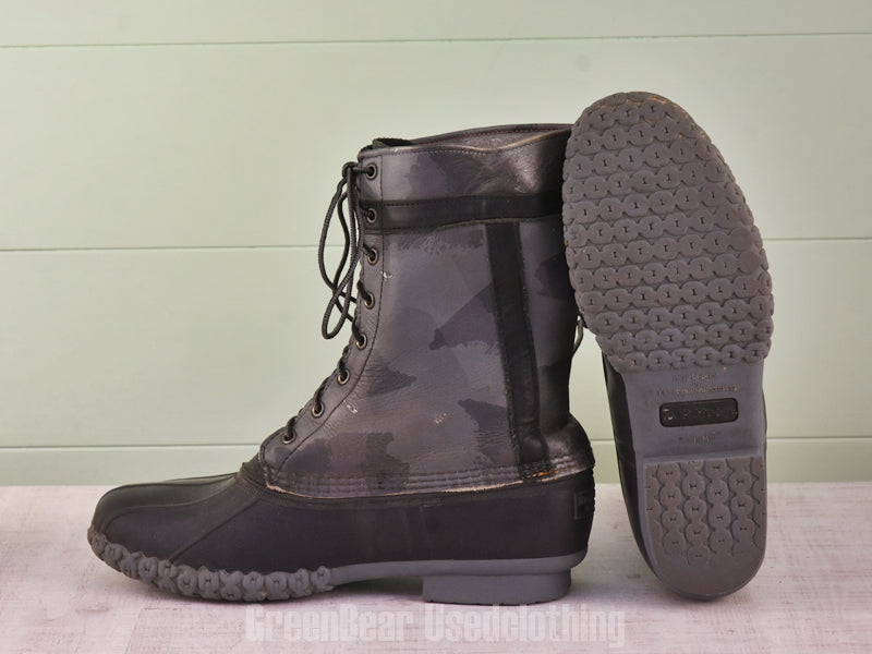D112 USA製 L.L.Bean ビーンブーツ 柄 グレー メンズ M11M 29cm