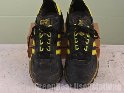 ビンテージ adidas フォーミュラ1 スニーカー 黒×黄 メンズ 26cmくらい C011