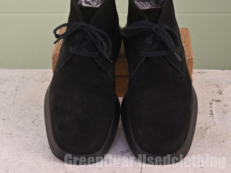 イタリア製 TOD'S メンズブーツ スウェード 黒 7 25cm C015