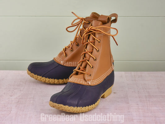 D122 USA製 L.L.Bean ビーンブーツ 茶 レディース 6M 24cm