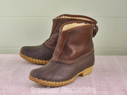 D127 USA製 L.L.Bean ビーンブーツ インナーボア 茶 メンズ 27cmくらい