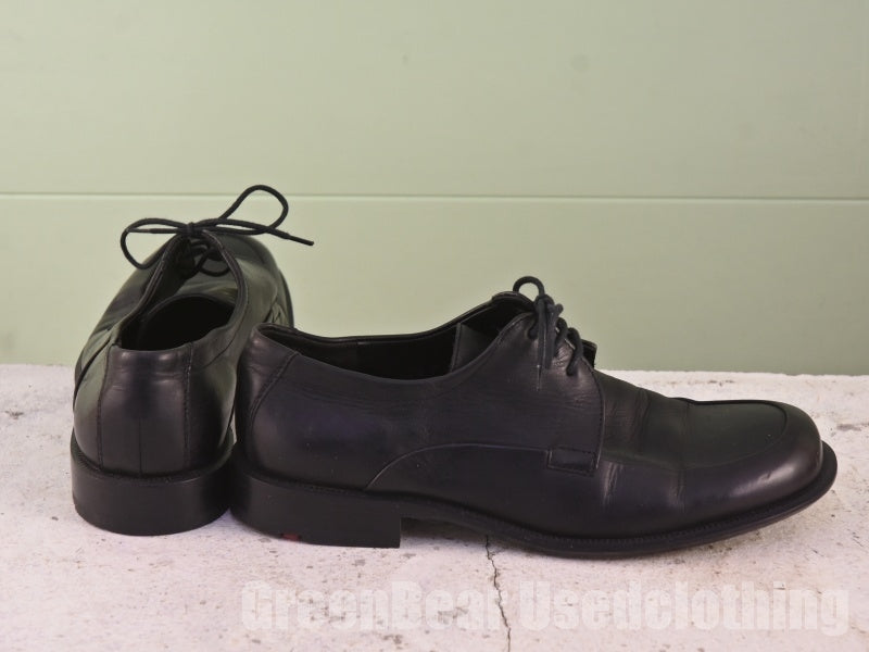 ドイツ製 LLOYD ビジネスシューズ Uチップ 黒 メンズ 41 25.5cm C028