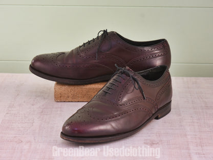 D140 メンズ FLORSHEIM ビジネスシューズ ウイングチップ 茶 メンズ 10.5EEE 28.5cm