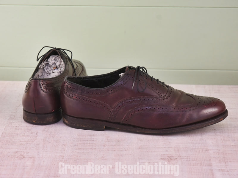 D140 メンズ FLORSHEIM ビジネスシューズ ウイングチップ 茶 メンズ 10.5EEE 28.5cm
