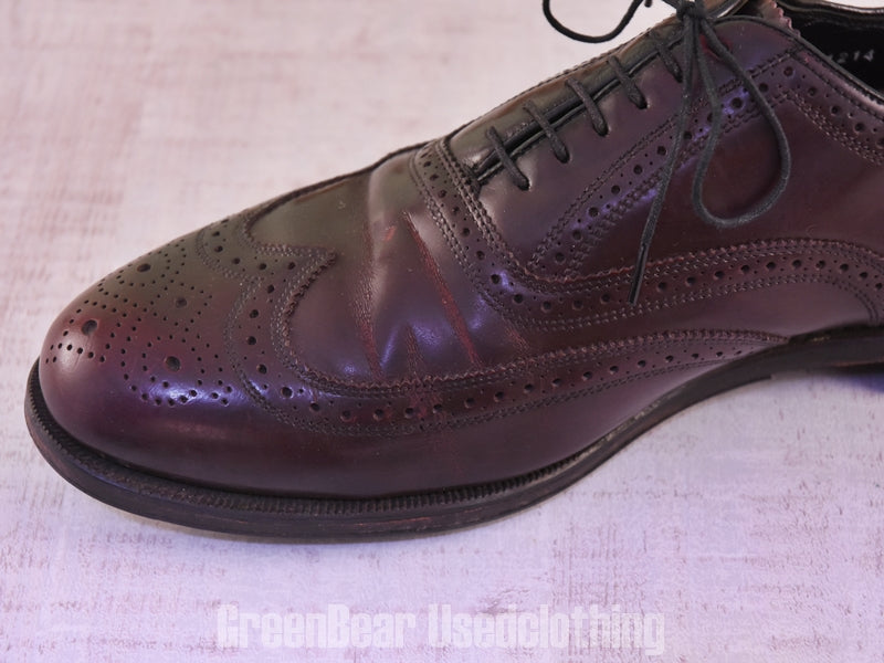 D140 メンズ FLORSHEIM ビジネスシューズ ウイングチップ 茶 メンズ 10.5EEE 28.5cm