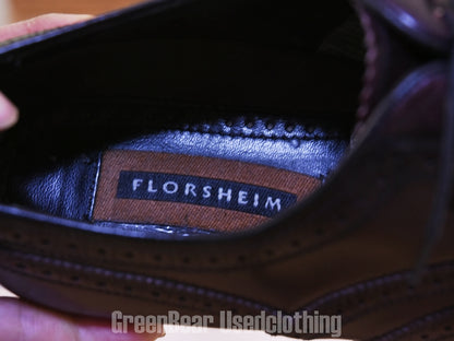D140 メンズ FLORSHEIM ビジネスシューズ ウイングチップ 茶 メンズ 10.5EEE 28.5cm