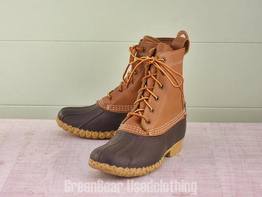 D156 USA製 L.L.Bean ビーンブーツ 茶 レディース W7M 24cm
