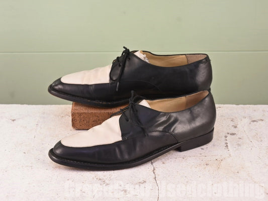 Kenneth Cole レディースシューズ 白×黒 10M 27cm A335