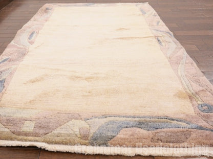 RAGH206 ビンテージトライバルラグ ウール絨毯 133cm×74cm