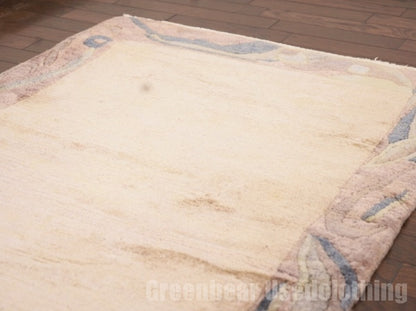 RAGH206 ビンテージトライバルラグ ウール絨毯 133cm×74cm