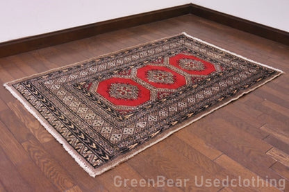 RAGU133 ライバルラグ ウール絨毯 アンティーク ヴィンテージ カーペット 121cm×76.5cm