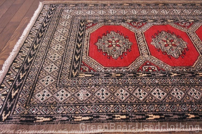 RAGU133 ライバルラグ ウール絨毯 アンティーク ヴィンテージ カーペット 121cm×76.5cm