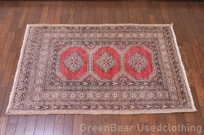 RAGU133 ライバルラグ ウール絨毯 アンティーク ヴィンテージ カーペット 121cm×76.5cm