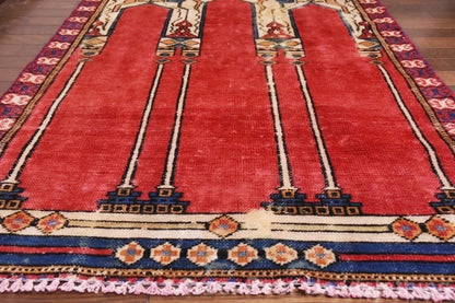 RAGU137 ライバルラグ ウール絨毯 アンティーク ヴィンテージ カーペット 141.5cm×88cm