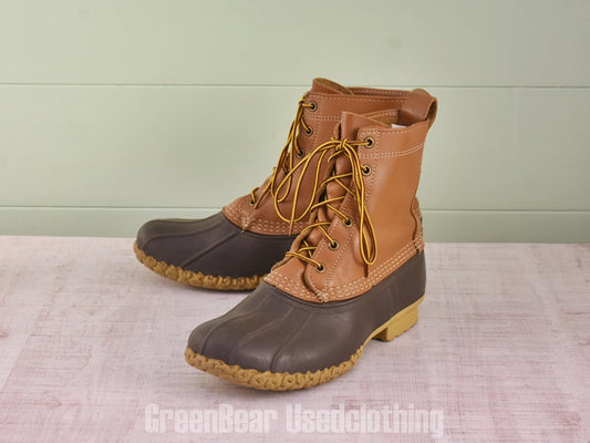 D166 USA製 L.L.Bean ビーンブーツ 茶 メンズ 9M 27cm