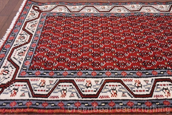 RAGU142 ライバルラグ ウール絨毯 アンティーク ヴィンテージ カーペット 138.5cm×70.5cm