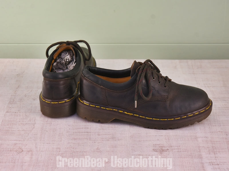 D176 イギリス製 Dr.Martens ビンテージ レディースシューズ 茶 5 24cm
