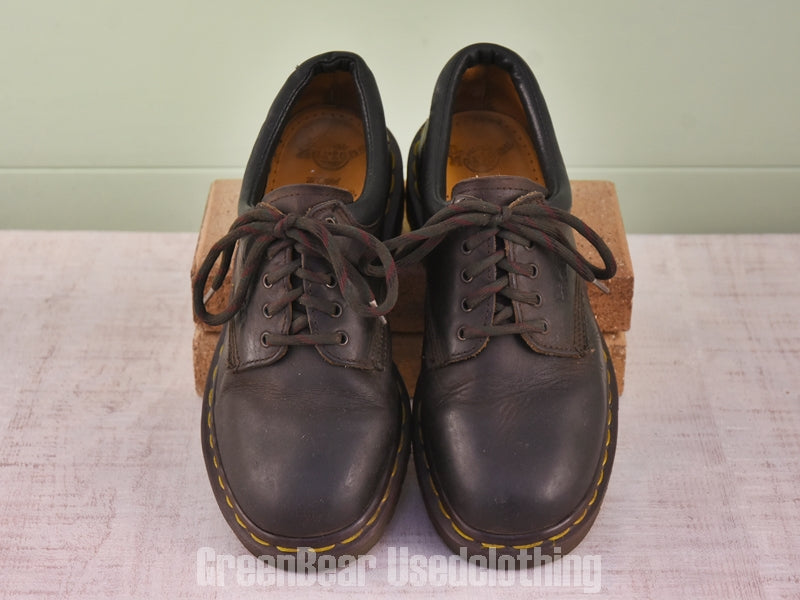 D176 イギリス製 Dr.Martens ビンテージ レディースシューズ 茶 5 24cm