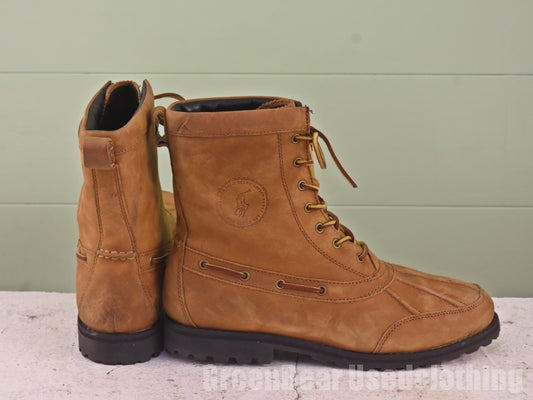 POLO ラルフローレン メンズブーツ 茶 9.5D 27.5cm Z155