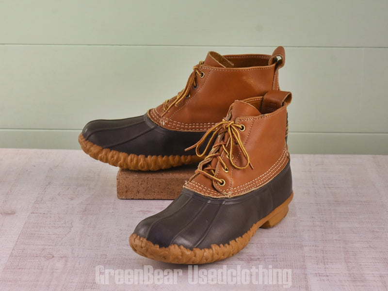 D202 USA製 L.L.Bean ビンテージ ビーンブーツ 茶 メンズ 9GM 27cm