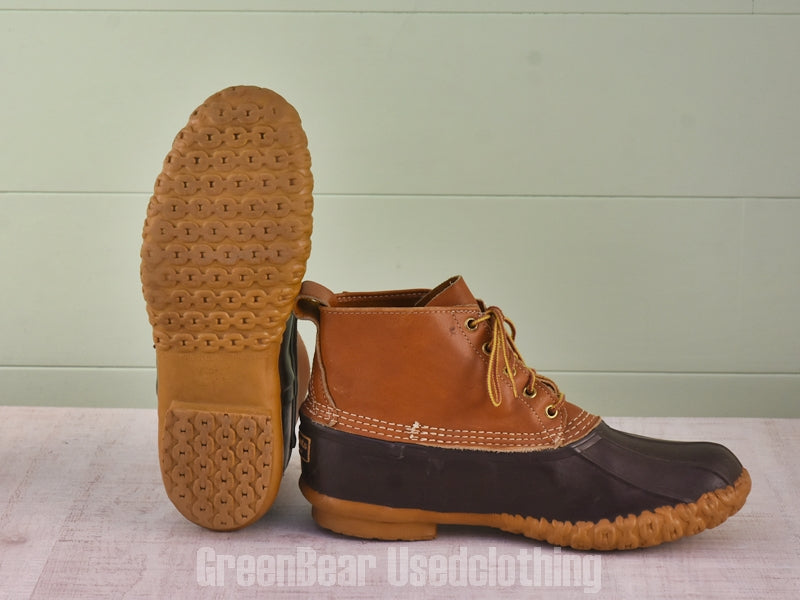 D202 USA製 L.L.Bean ビンテージ ビーンブーツ 茶 メンズ 9GM 27cm